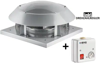 Dachlüfter Dachventilator Pilzlüfter TURBO Lüfter + Drehzahlregler div. Größen