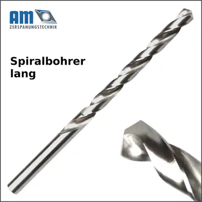 Spiralbohrer extra lang Metallbohrer DIN 340 überlange Bohrer