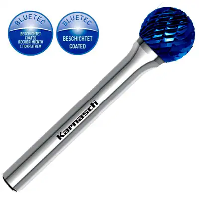 HM Frässtift, Ø=2-25mm, Universalverzahnung, Blue-Tec, HP-3, Schaftfräser KUD