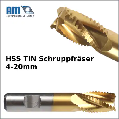 HSS Fräser Schruppfräser HSS-TIN