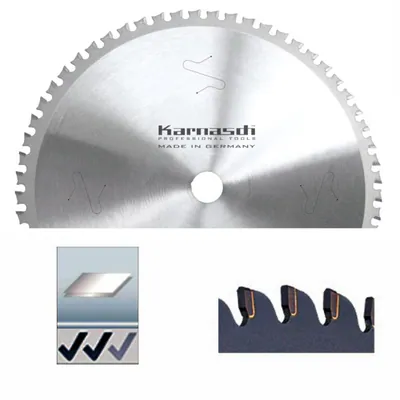 Karnasch Edelstahl Sägeblatt Ø 136-400 Dry-Cutter HM Kreissägeblatt Inox 107300