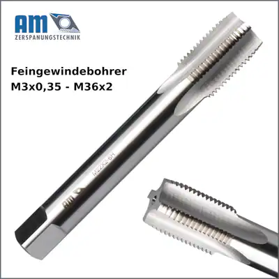 Gewindebohrer Feingewinde Maschinengewindebohrer Durchgang