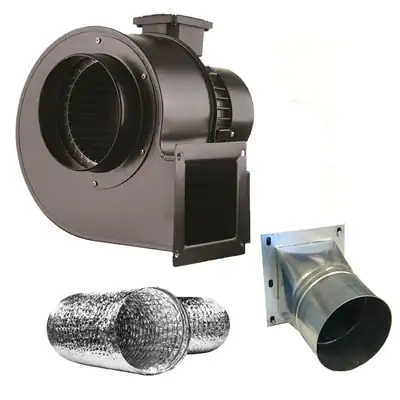 Radialgebläse Lüftungs Ventilator Zentrifugal Lüfter Abluft Industrie Zuluft