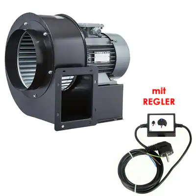 1950m³/h Radialgebläse + Drehzahlregler Radial Lüfter Gebläse/Ventilator Abluft