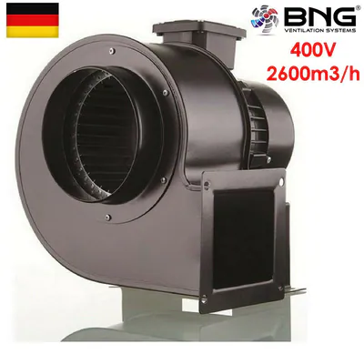 Radialventilator Radialgebläse Radiallüfter Luftabsaugung 2600m³h RECHTSANSCHLUß