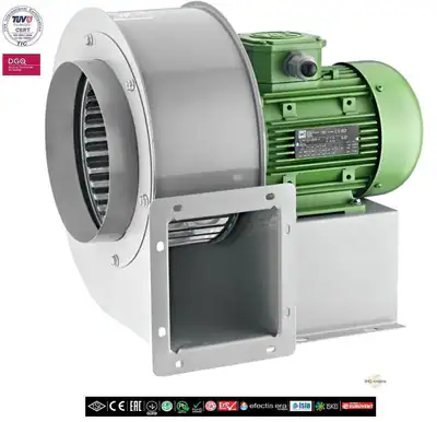 TURBO Axial Radialgebläse Rohr Radialventilator Radiallüfter 2700m³h Schnecken