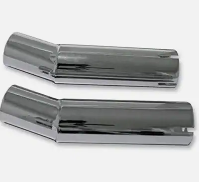 EMGO 80-03255 Auspuff Adapter 2er Set Triumph T120 TR 1963-1970 Exhaust Pipe