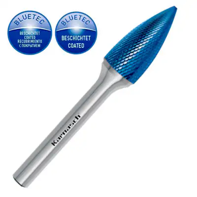 Karnasch HM Frässtift Schaftfräser Spitzbogenform SPG Ø=3-12mm HP11 beschichtet