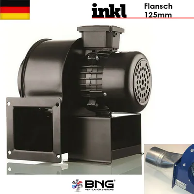 Radialventilator 2600 m3/h 380V FLANSCH Luftabsaugung Gebläse