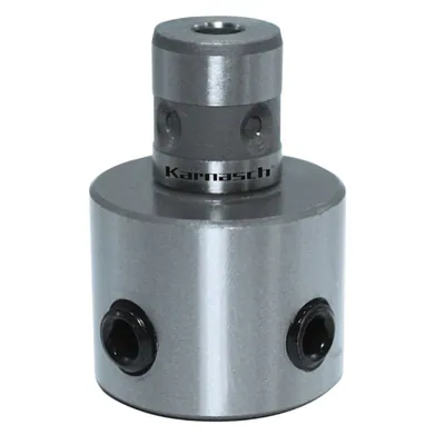 Adapter Quick-In 18mm auf Weldon / Nitto Universalschaft 19mm, Bohrung 6,34mm
