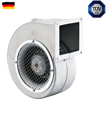 Alu Radialgebläse Radialventilator Radillüfter Lüfter Ventilator 160-60 600m³/h