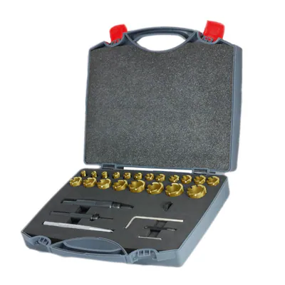 Lochsägen Set Schweisspunktfräser 20 Stück für Hand & Akku Bohmaschine Ø 6-25mm