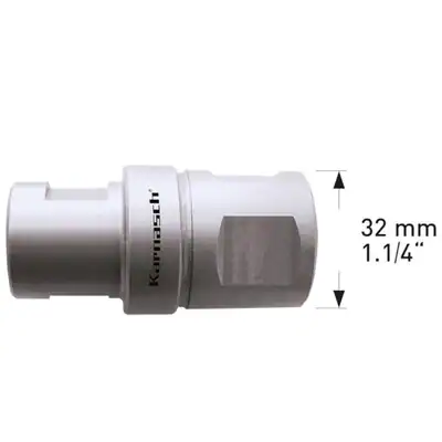 Adapter Weldon 32mm / 1.1/4", Ø 61-100mm, Karnasch