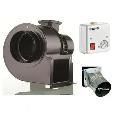 TURBO Zentrifugal Radialgebläse Radialventilator Radiallüfter 1950m³/h 230V