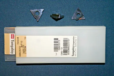 Wendeschneidplatten GBR43250 AH710 Stechplatten TUNGALOY 10 Stück