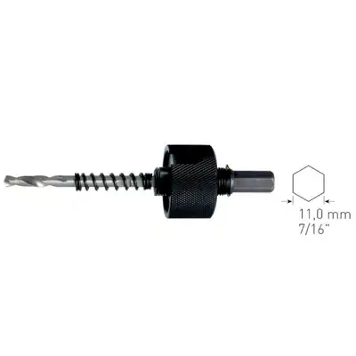 Karnasch Aufnahmehalter Heavy-Duty 32-305mm Bi-Metall Lochsäge Halter Sechskant