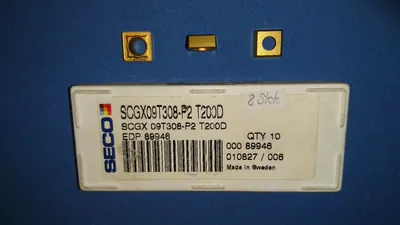 Seco SCGX09T308-P2 T200D 8Stück Wendeschneidplatten