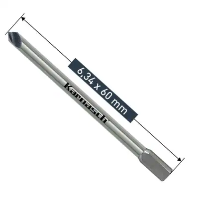Auswerferstift für Power Drill 4000 6,34x60mm, Stift für Lochsäge