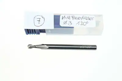 VHM Fasenfräser Ø3 x 120° Anbohrer
