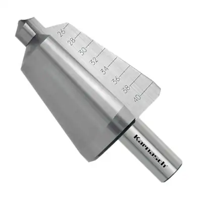 Blechschälbohrer, Stufenbohrer HSS-XE Spezialstahl, d1=26-40mm, CBN, 2 schneidig