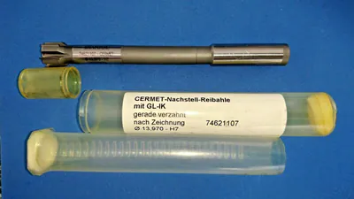 Cermet Reibahlen 6,98H7 | 7,98H7 | 9H6 | 9,1H7 HM-Nachstellreibahlen