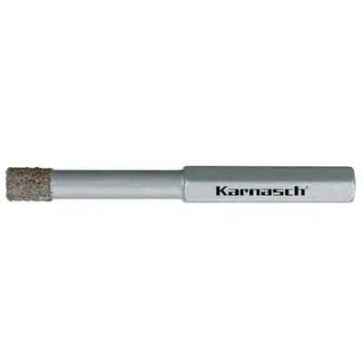 Diamant-bestreute Lochsäge, Schaft 8,5mm, Ø=5-18mm, Keramik, Glas, Porzellan