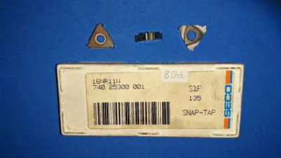 Seco 16NR11W Wendeschneidplatten Gewindeplatten 7x